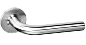 D Curvy Stainless Steel Tube Lever Handle